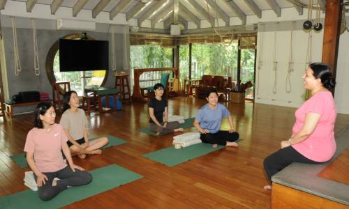 Yogakshema Special Yoga Sessions South Korean Group